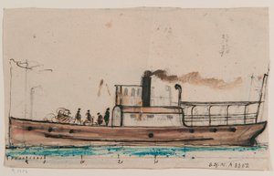 El barco de vapor NYA AKERS KANAL de Per Wilhelm Cedergren